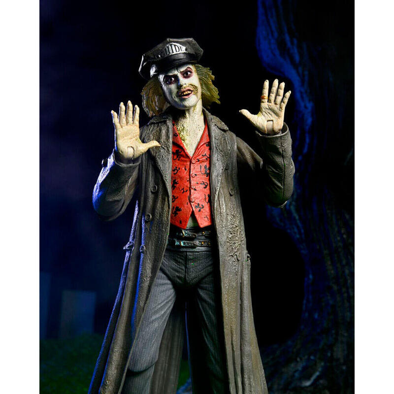 Figura Ultimate Beetlejuice Tour Guide The Bio-Exorcist Scale Action Fig. 18 Cm Beetlejuice 1988