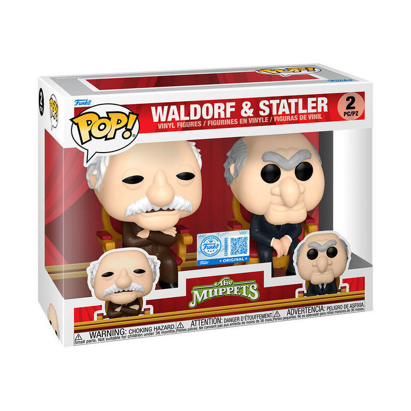 Figuras Blister 2 Pop Los Teleñecos Waldorf And Statler Exclusive