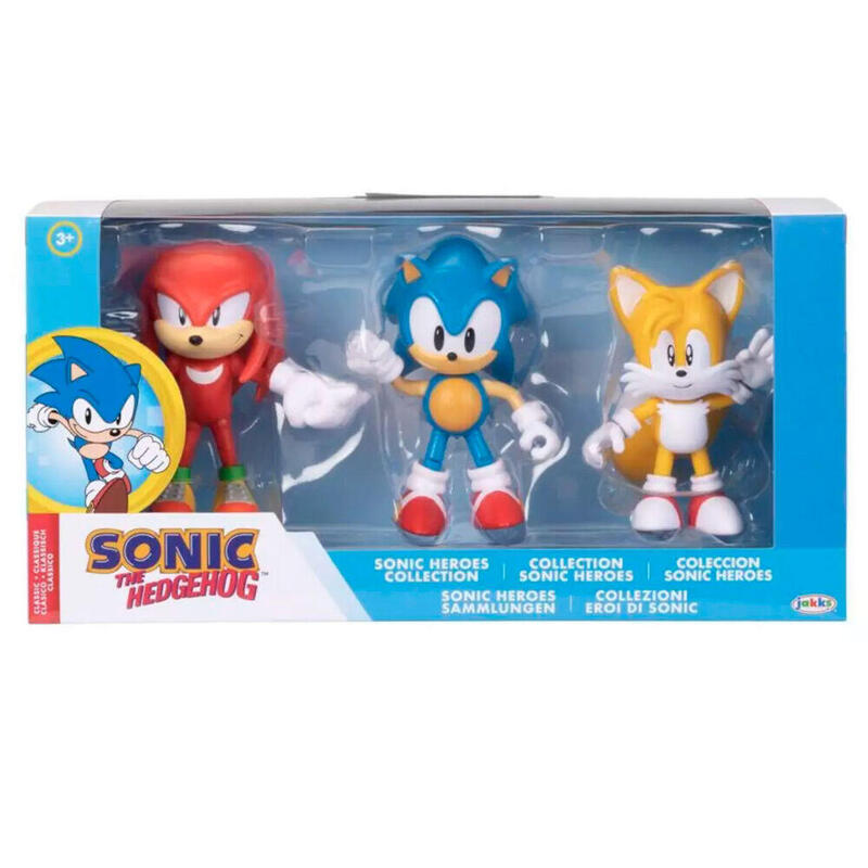 Figuras Blister 3 Classic Sonic The Hedgehog 10cm