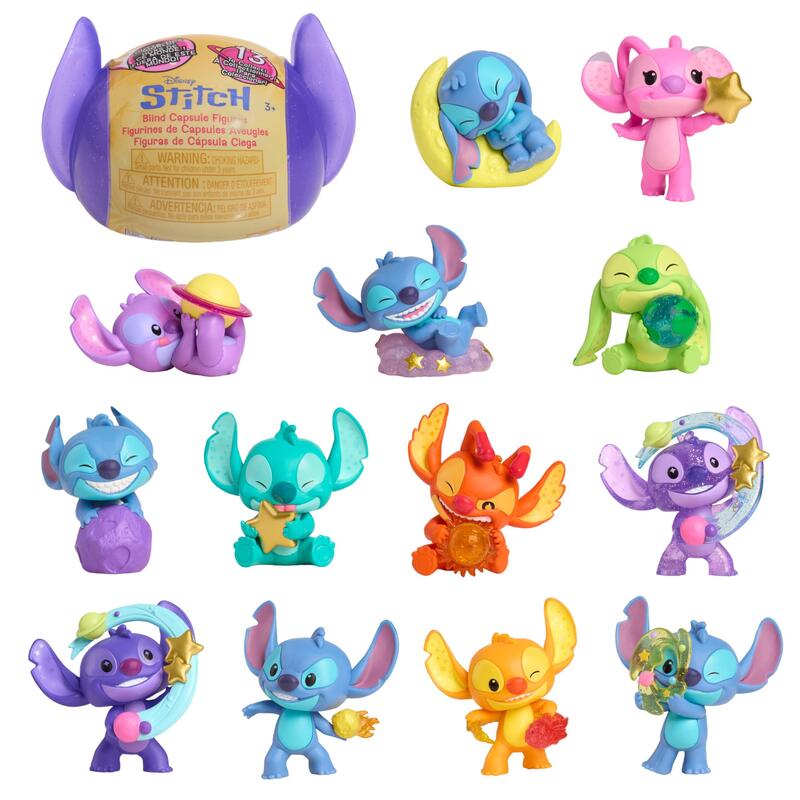Figuras Coleccionables Just Play Disney Stitch Outta This World, Figuras De Juguete, Artículos Surtidos, Una Figura 46144