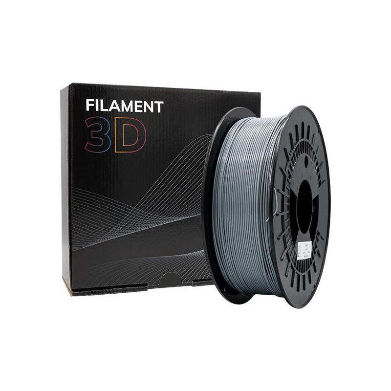Filamento 3d Petg - Diametro 1.75mm - Bobina 1kg - Color Gris