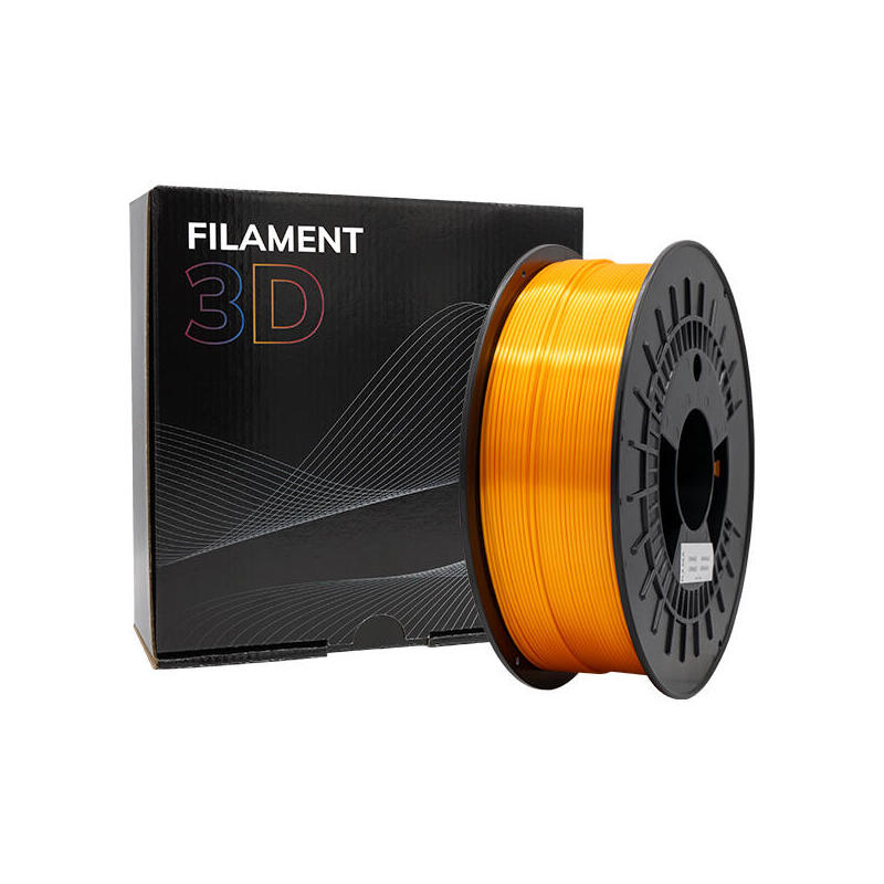 Filamento 3d Pla Silk - Diametro 1.75mm - Bobina 1kg - Color Naranja