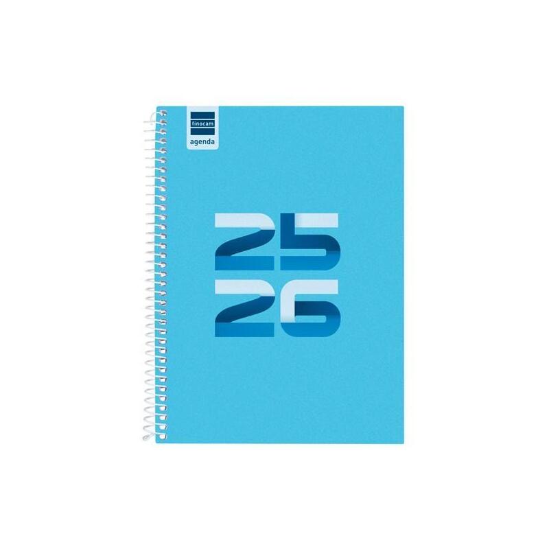 Finocam Agenda Cool Para Estudiantes Espiral 4º Svh Azul 2025-2026