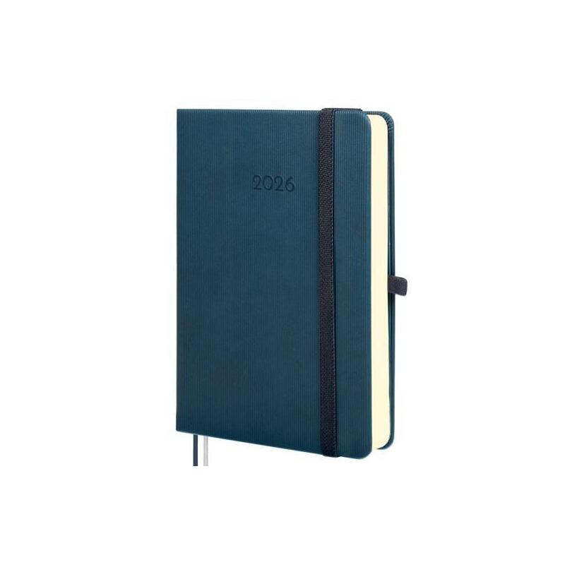 Finocam Agenda Mínimal Textura M4-118x168mm 1dp Tapa Dura Azul 2026