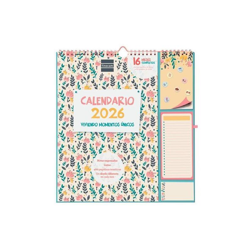 Finocam Calendario De Pared Plus 16 Meses 215x325 Mv Vitae 2025-2026