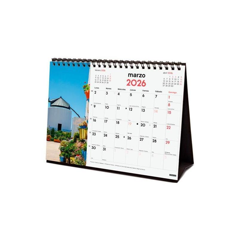 Finocam Calendario De Sobremesa Para Escribir S-210x150mm Mv Imágenes Pueblos Con Encanto 2026