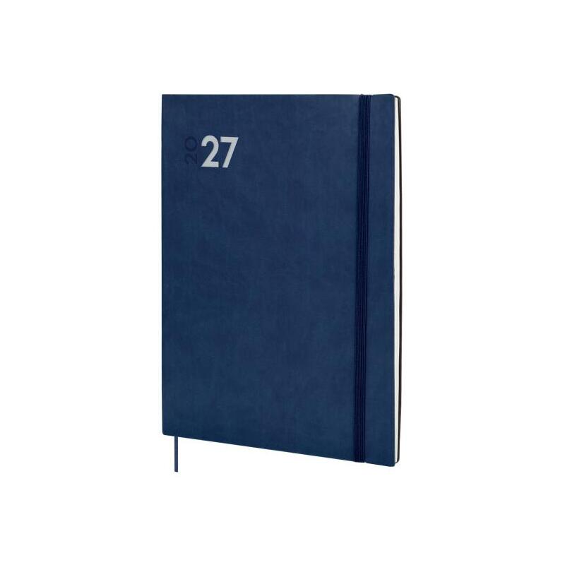 Finocam Dynamic Mara Agenda Profesional - Anual 2027 - Semana Vista Vertical - Formato Y12 - 210x270mm - Goma Elastica