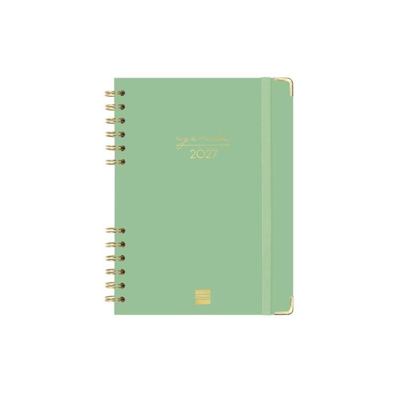 Finocam Espiral Trendy Alma Agenda - Anual 2027 - Semana Vista Horizontal - Formato E10 - 155x212mm - Espiral - Tapa