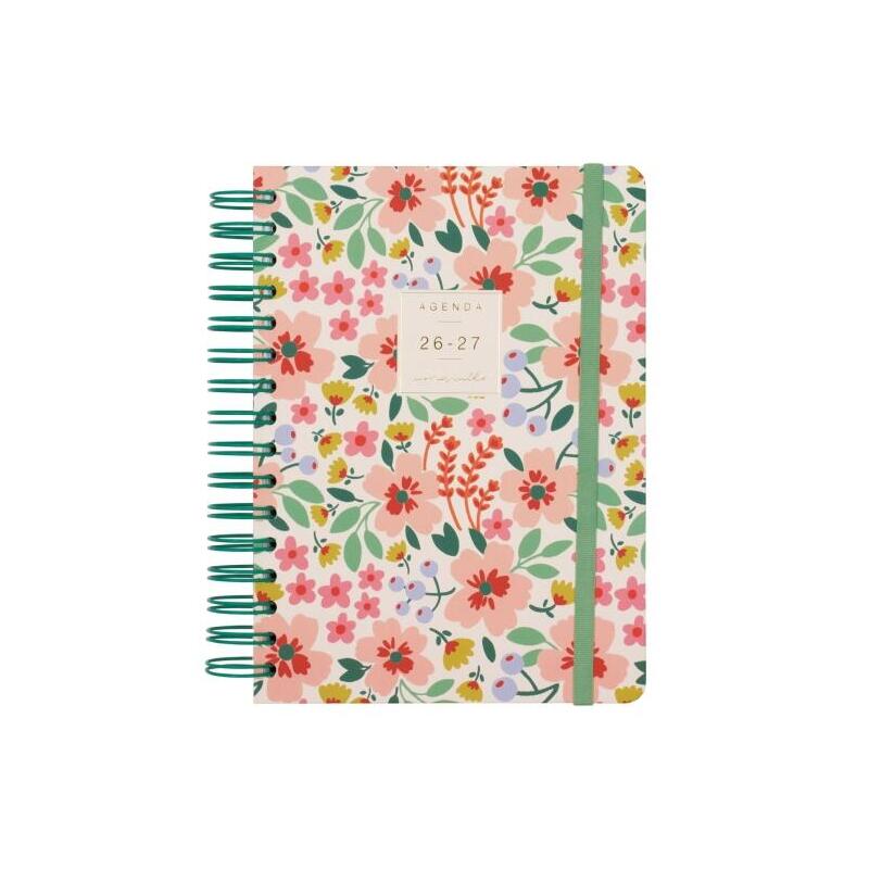 Finocam Moniquilla Agenda Escolar 26/27 - 1 Dia Por Pagina - Formato E10 - 155x212mm - Tapa Dura - Papel De 80g/M2 -