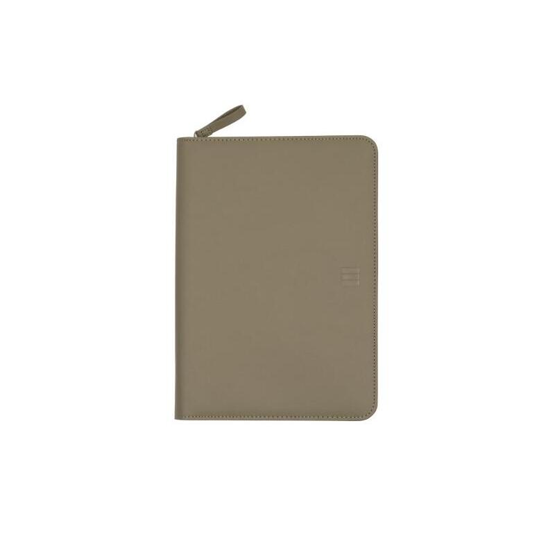 Finocam Nopal Portadocumentos De Mano - Biomaterial De Cactus - Cremallera - Formato A5 - 148x210mm - Bloc De Notas -