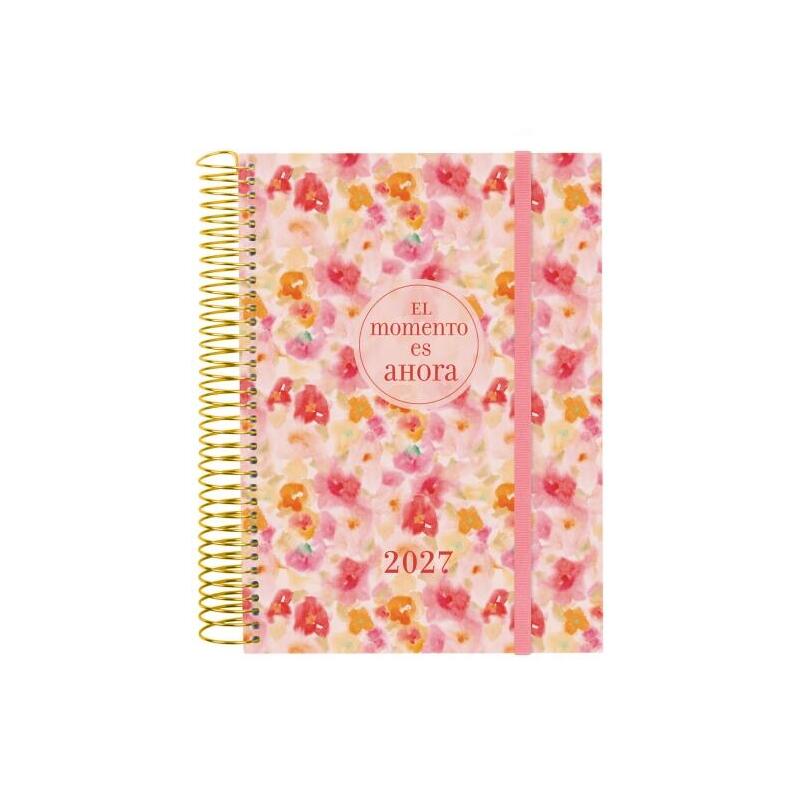 Finocam Trendy Design Collection Ahora Agenda - Anual 2027 - 1 Dia Por Pagina - Formato E10 - 155x212mm - Espiral -