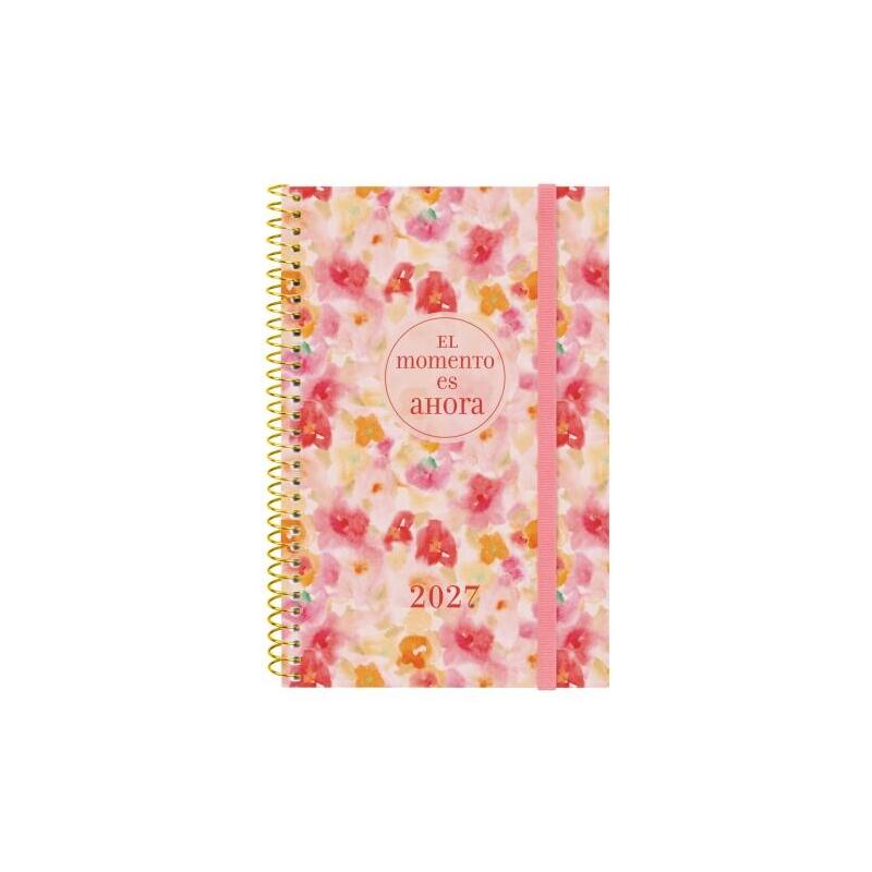 Finocam Trendy Design Collection Ahora Agenda - Anual 2027 - Semana Vista Horizontal - Formato E5 - 117x181mm - Espiral