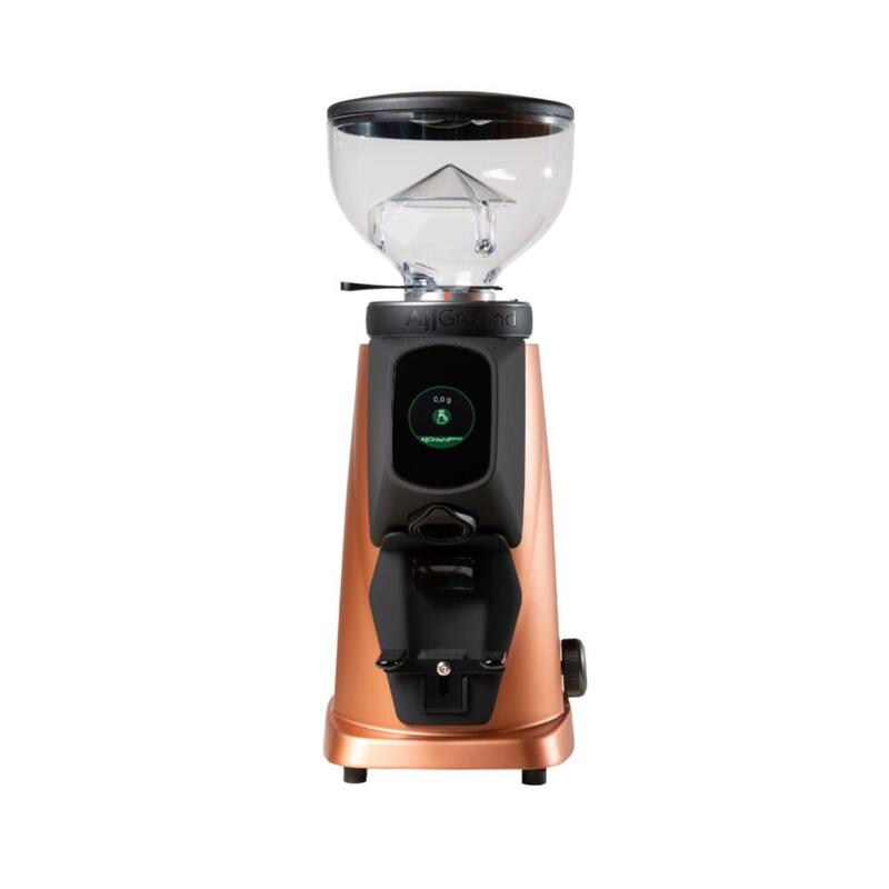 Fiorenzato Allground Sense Kaffeemühle Kupfer & Negro, Dark-T Titan Mahlwerk