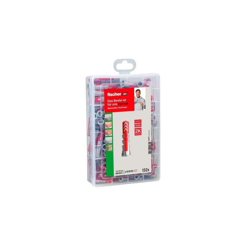 Fischer 535971, Pasador Gris Claro/Rojo