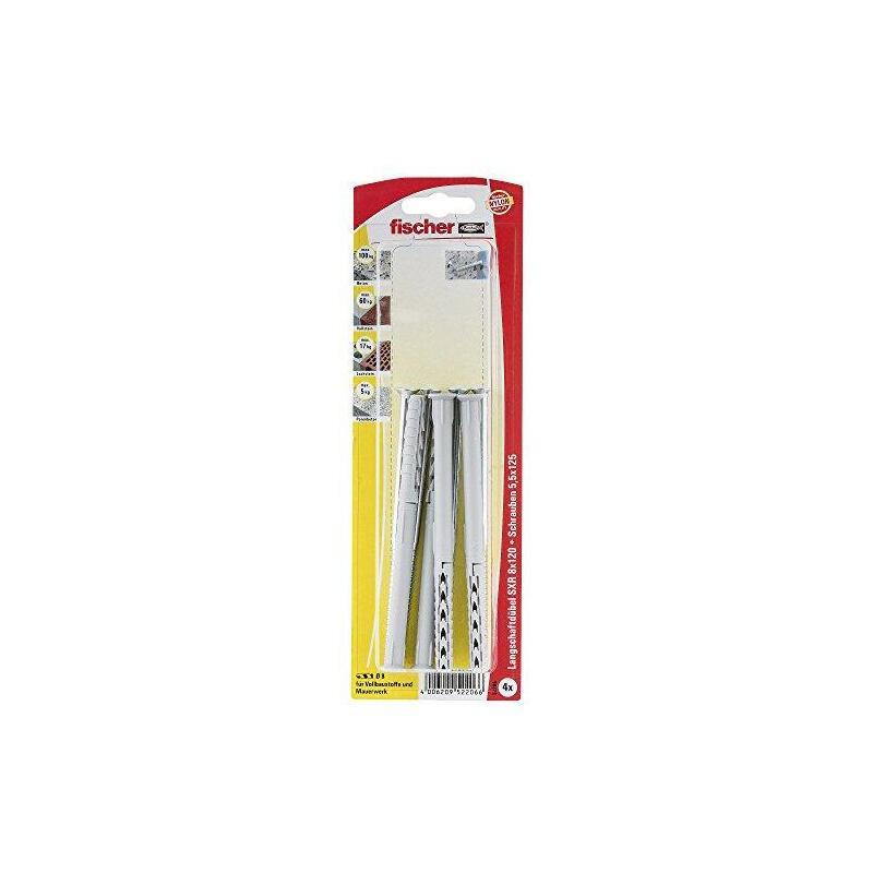 Fischer Pasador De Eje Largo Sxr 8x120 Zk 52206