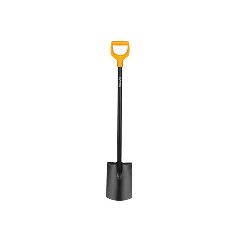 Fiskars 131403 Pala Redondeada Solid (Mango De Metal)