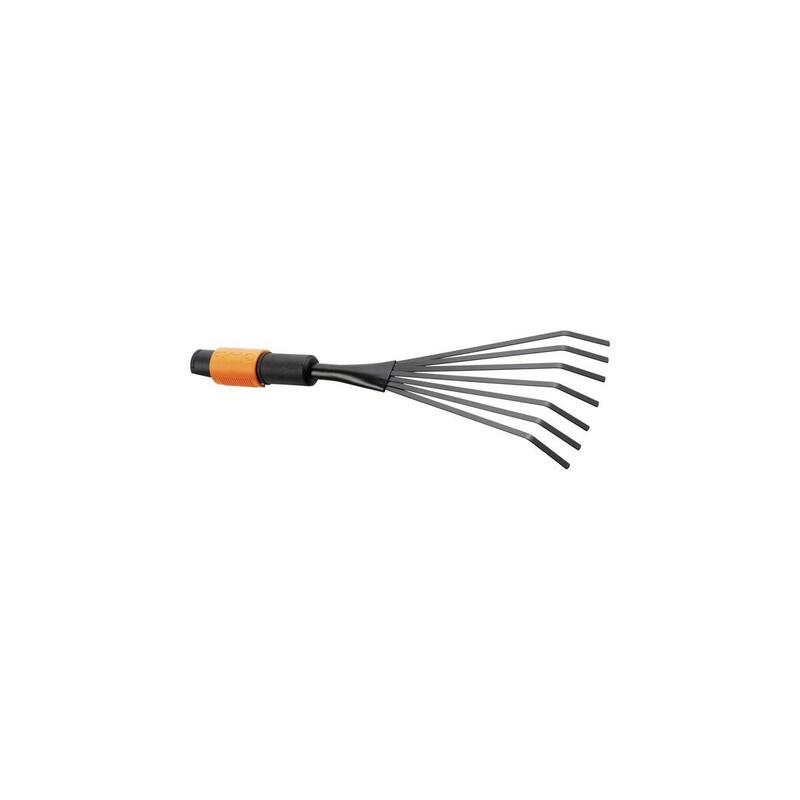 Fiskars Quikfit Escoba Ventilador Pequeña Negro/Naranja 1001412