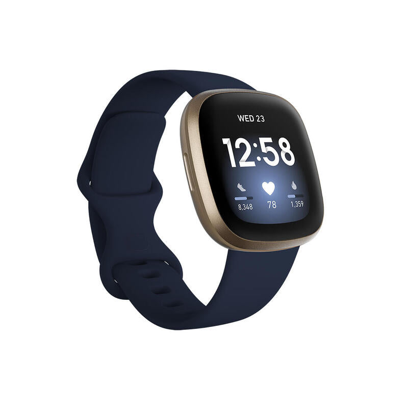 Fitbit Versa 3 Smartwatch Azul Medianoche/Aluminio Dorado