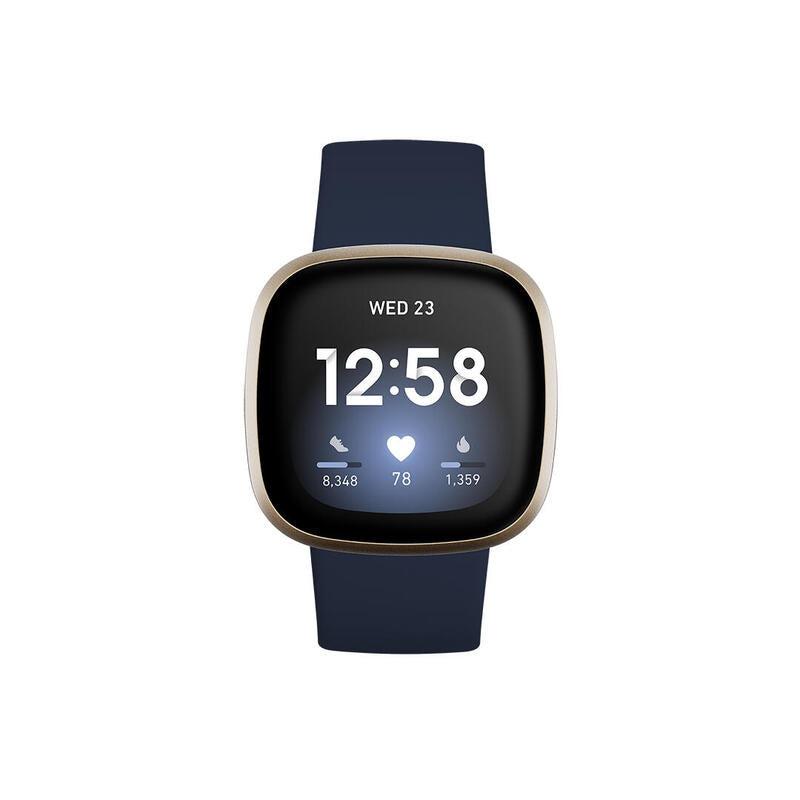 Fitbit Versa 3 Smartwatch Azul Medianoche/Aluminio Dorado
