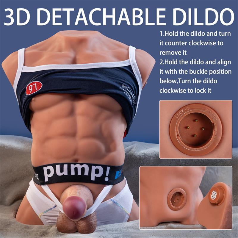 Fitter Torso Con Dildo Desmontable, Thrusting Y App 11.6 Kg