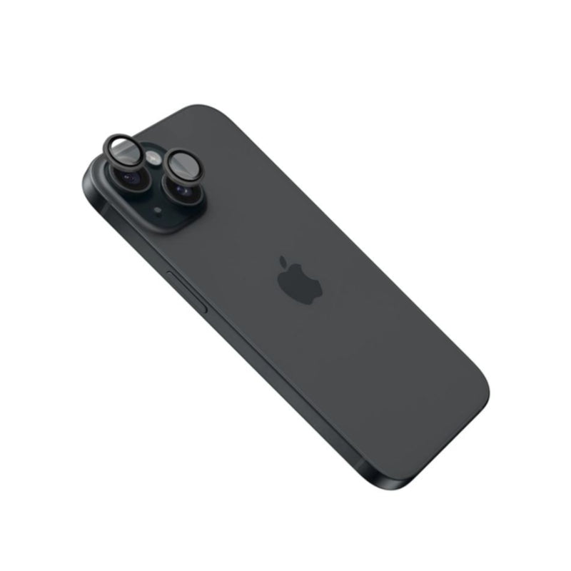 Fixed Camera Glass For Apple Iphone 16 16 Plus, Black