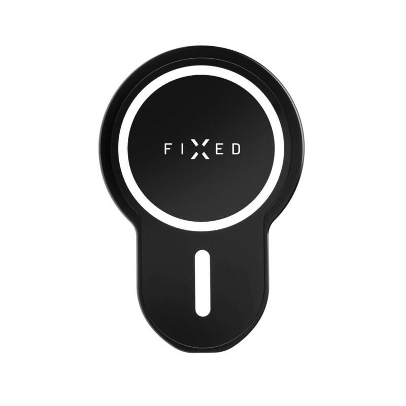 Fixed DrÁk Do Auta Magclick S Bezdrátovým Nabíjením, 15w, Usb-C, Cerná