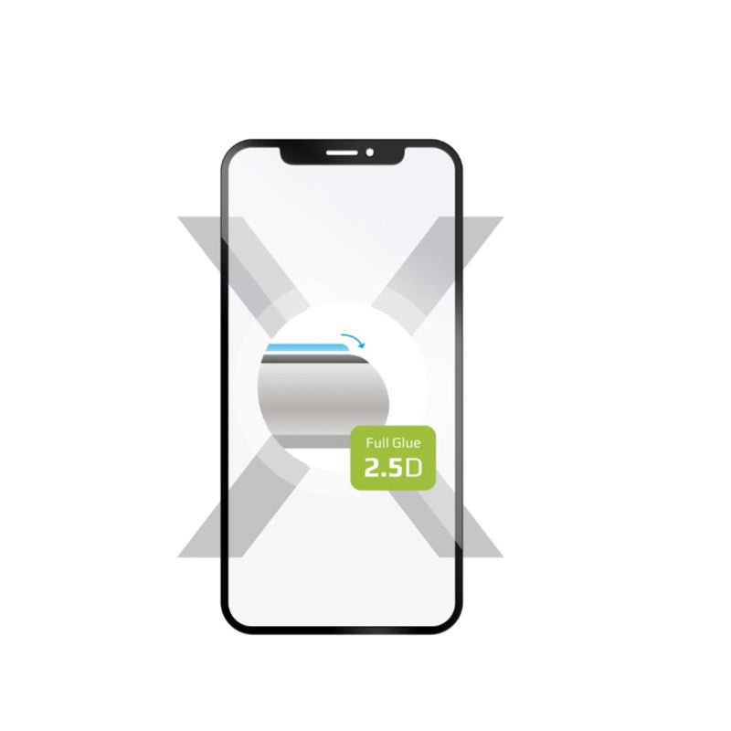 Fixed Full Cover 2,5d Tempered Glass For Xiaomi Redmi Note 13, Black