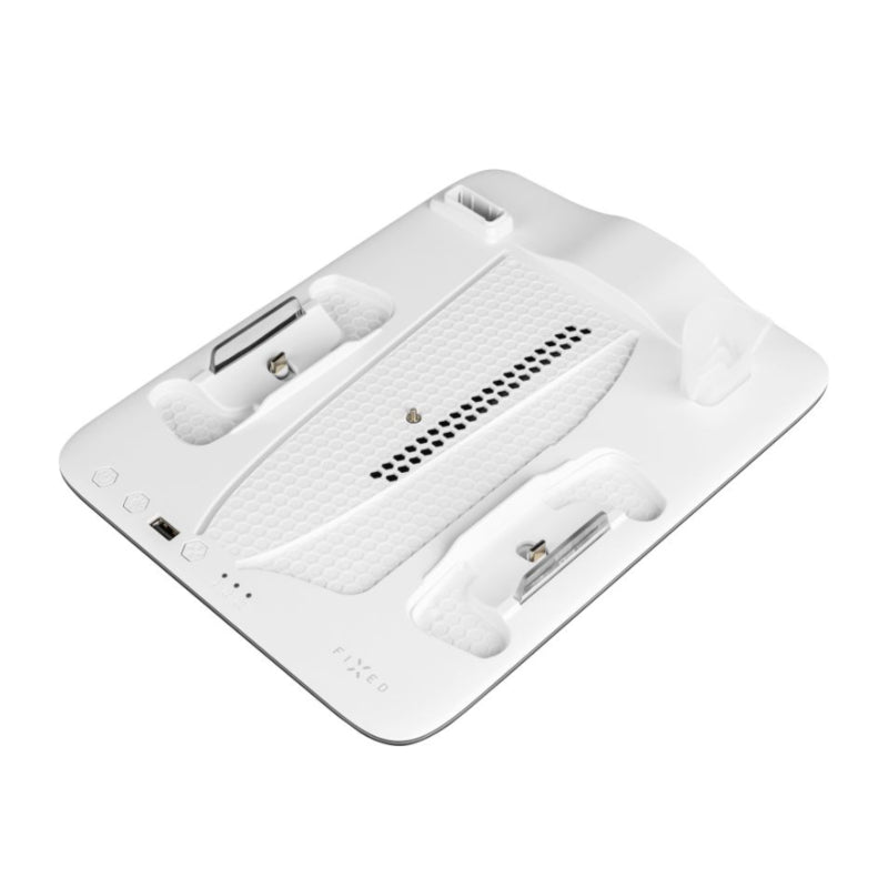 Fixed Multifunctional Station For Ps5 (Slim), Negro And White