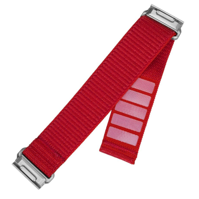 Fixed Nylon Sporty Strap For Garmin Quickfit 22mm, Red