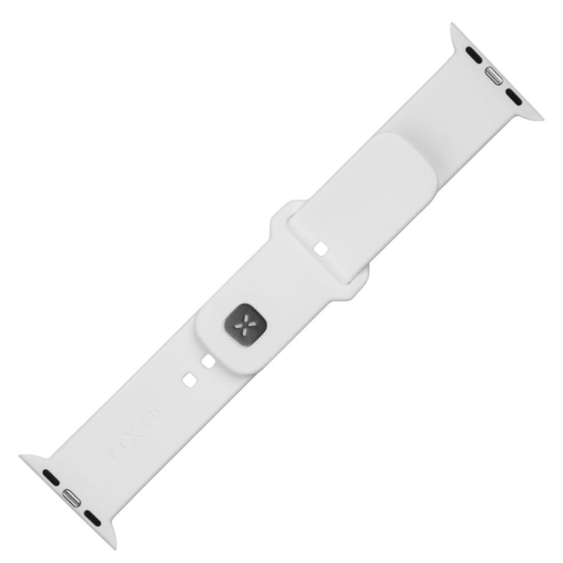 Fixed Silicone Sporty Strap Set For Apple Watch Ultra 49mm, White