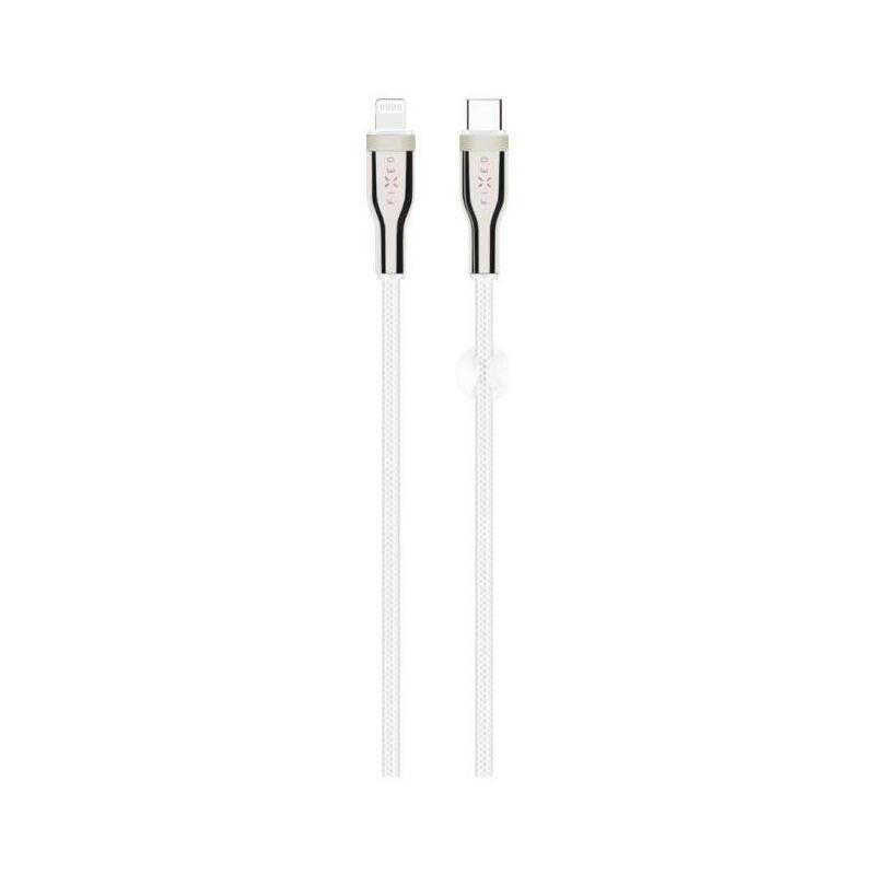 Fixed Usb-C/Lightning I Obsluga Pd, 1,2 M, Mfi, Bialy