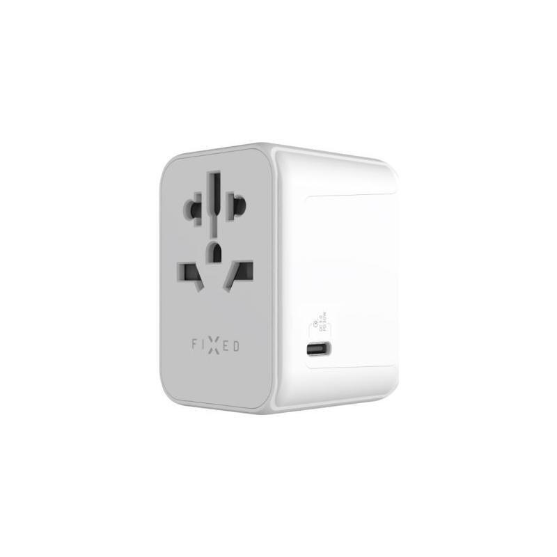 Fixed World 1x Usb-C 2x Usb-A 30w Bialy