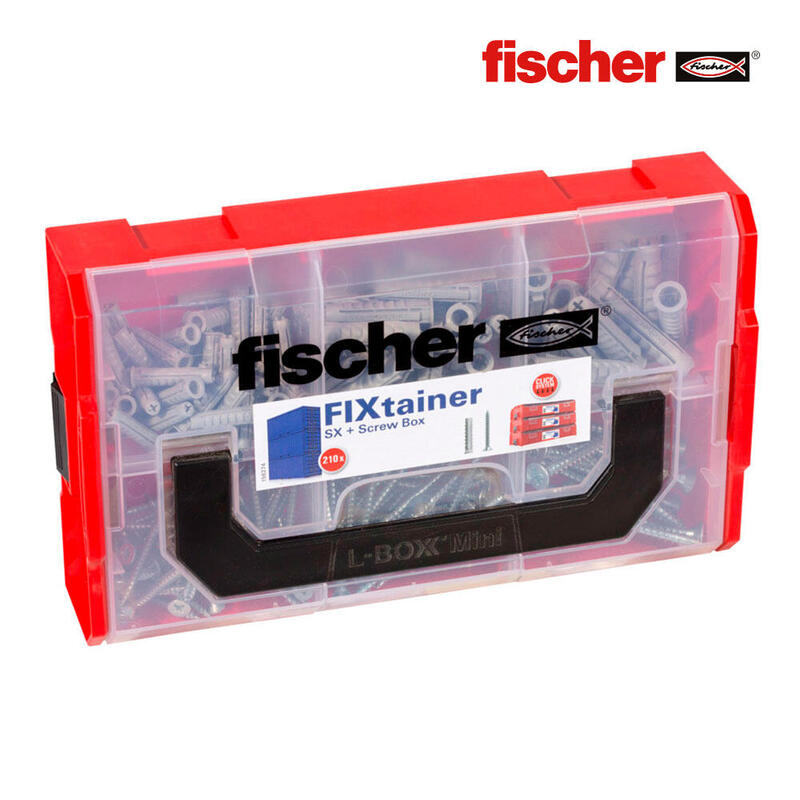 Fixtainer 210 Unid. Sx6/8/10+Tornillos 567894 Fischer