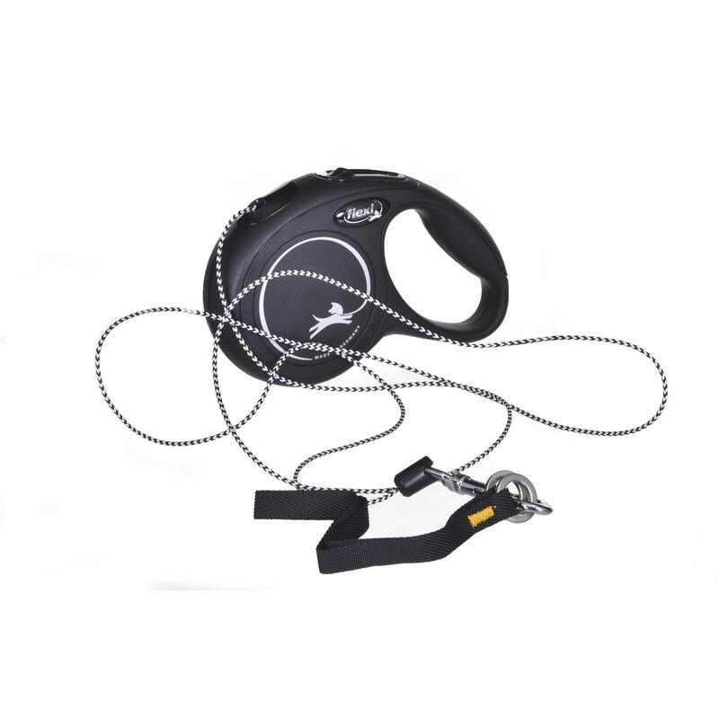 Flexi Classic Cat Cordón Especial Gatos Color Negro 3m De Cuerda. Nayeco