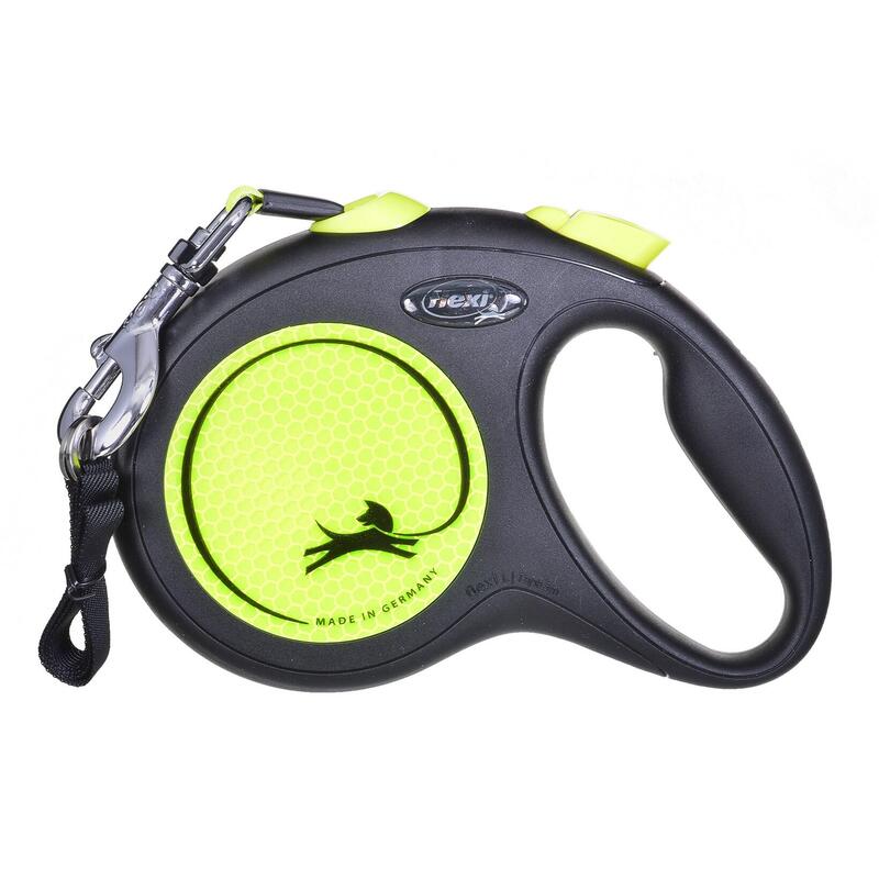 Flexi New Neon L 5 M Amarillo Perro Correa Retráctil