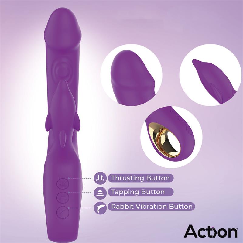 Fliper Vibrador Con Thrusting Y Doble Pulsación 3 Motores