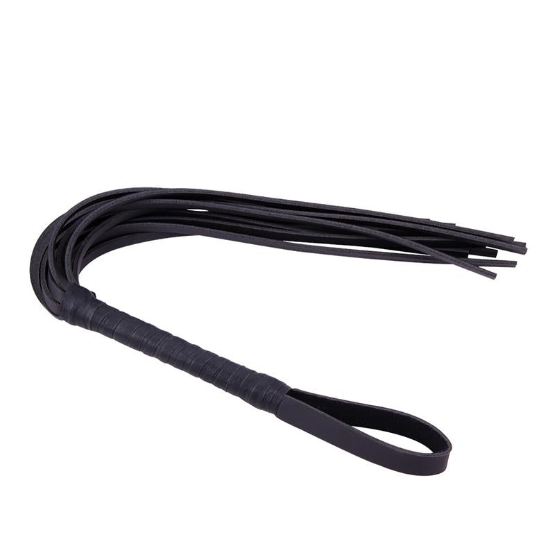 Látigo De Cuero 72 Cm Negro