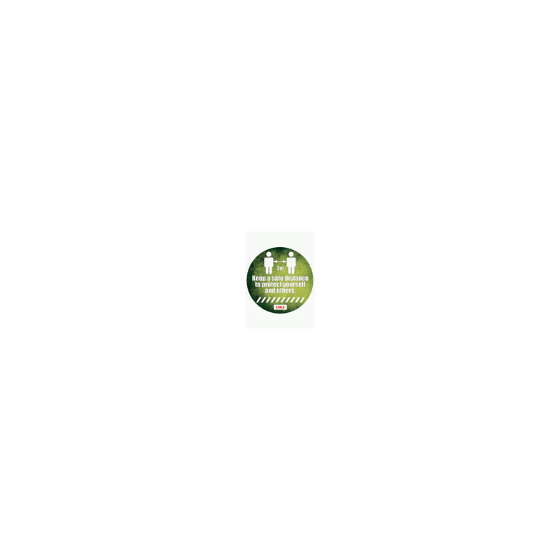 Floralabels Circulo De Ventana 285 X 285 Mm, Autoadhesivo, Impermeable, Calidad L1 Extraible