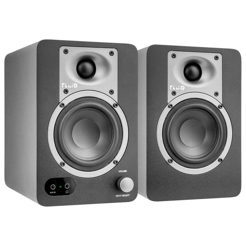 Fluid Audio C35bt - Active 3.5"-Inch Two-Way Reference Studio Monitor With Bluetooth (Pair)