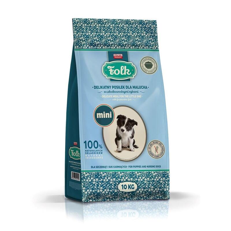 Folk Delicada Comida Para Cachorros Con Pescado De Agua Dulce Mini - Alimento Seco Para Perros - 10kg