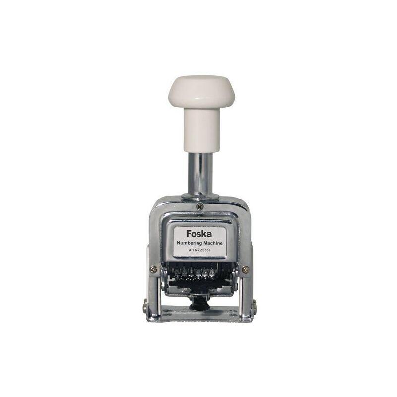 Foska Sello Numerador Automatico 5mm 6 Bandas