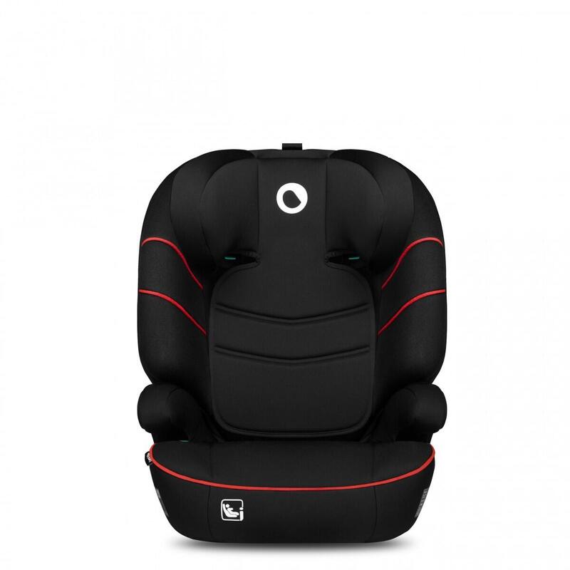 Fotelik Samochodowy Hugo I-Size Sporty Black Red 15-36 Kg