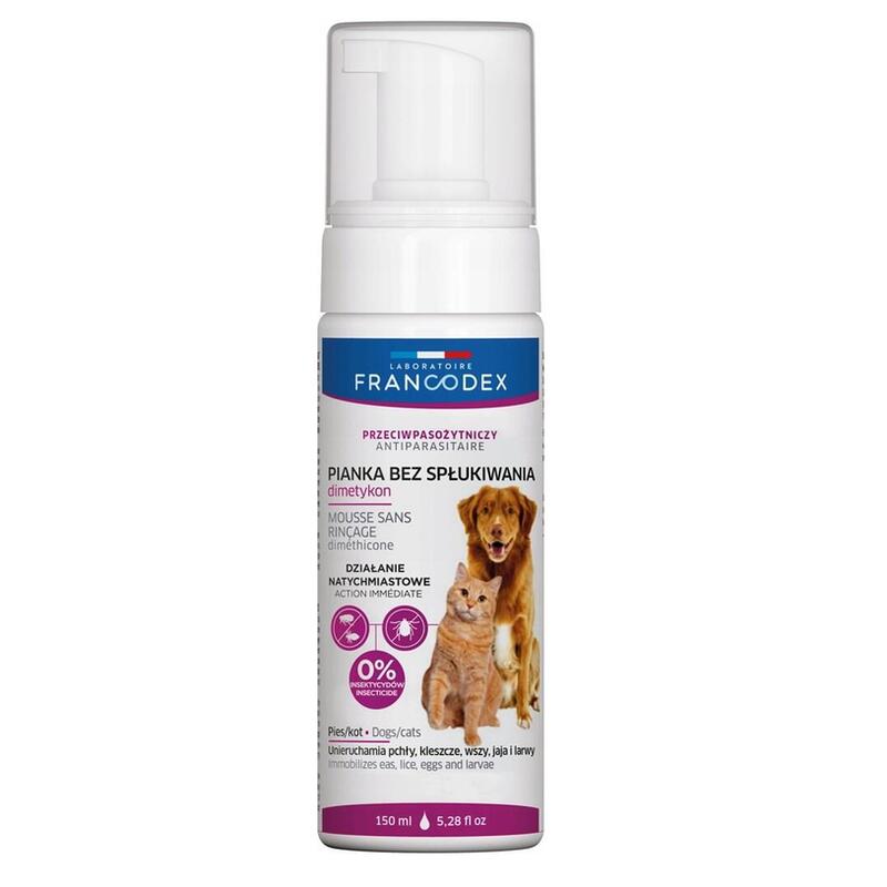 Francodex Pl Pianka Para Perro I Kota Bez Splukiwania Z Dimetykonem 150ml