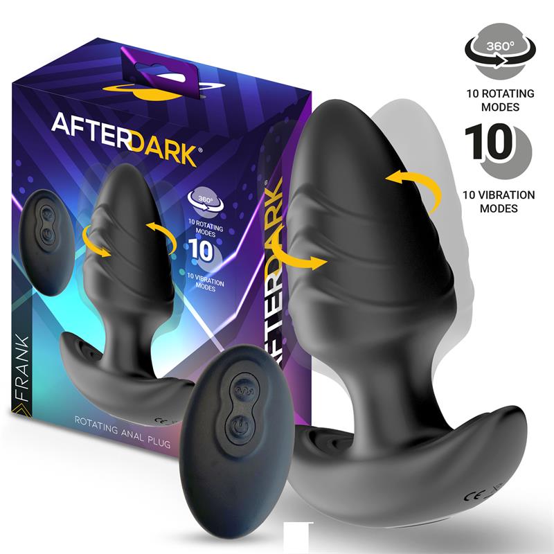 Frank Plug Anal Con Vibración Y Rotación 360º Y Control Remoto