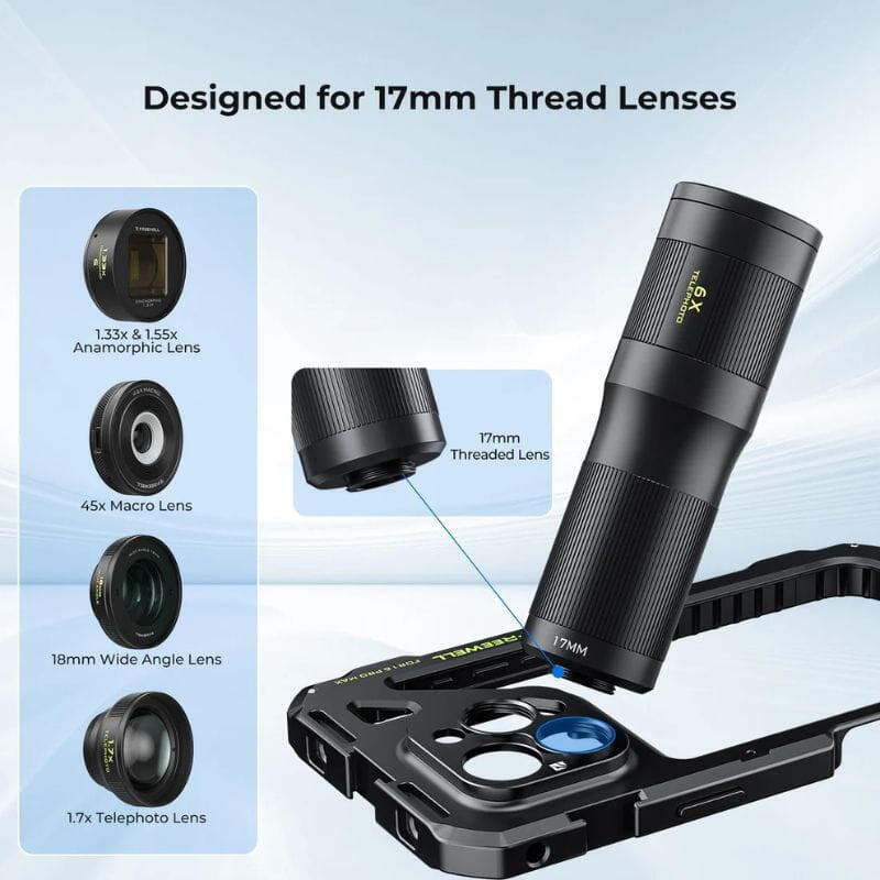 Freewell Genius Rig Para Iphone 16 Pro - Kit De Vlogging