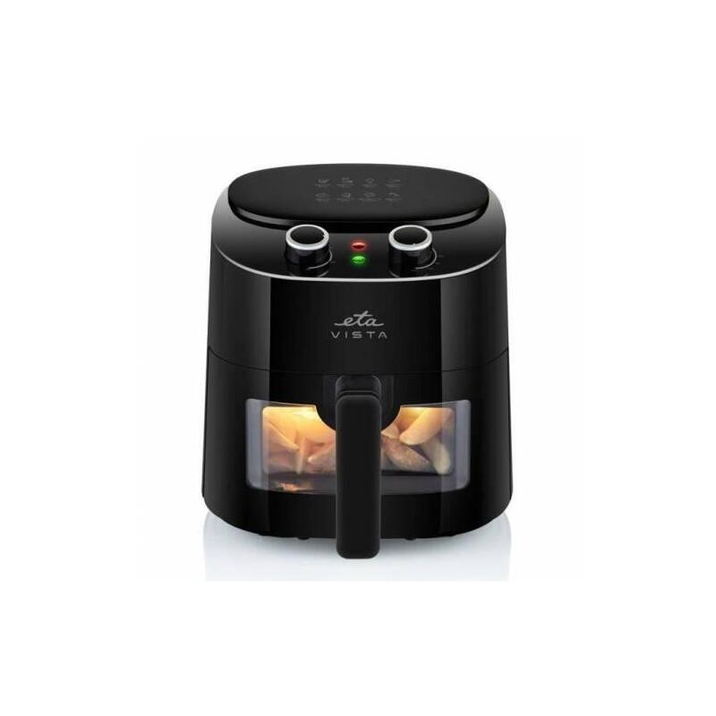 Freidora De Aire Eta Vista Eta016890000 Caliente, 4,3 L, Negra