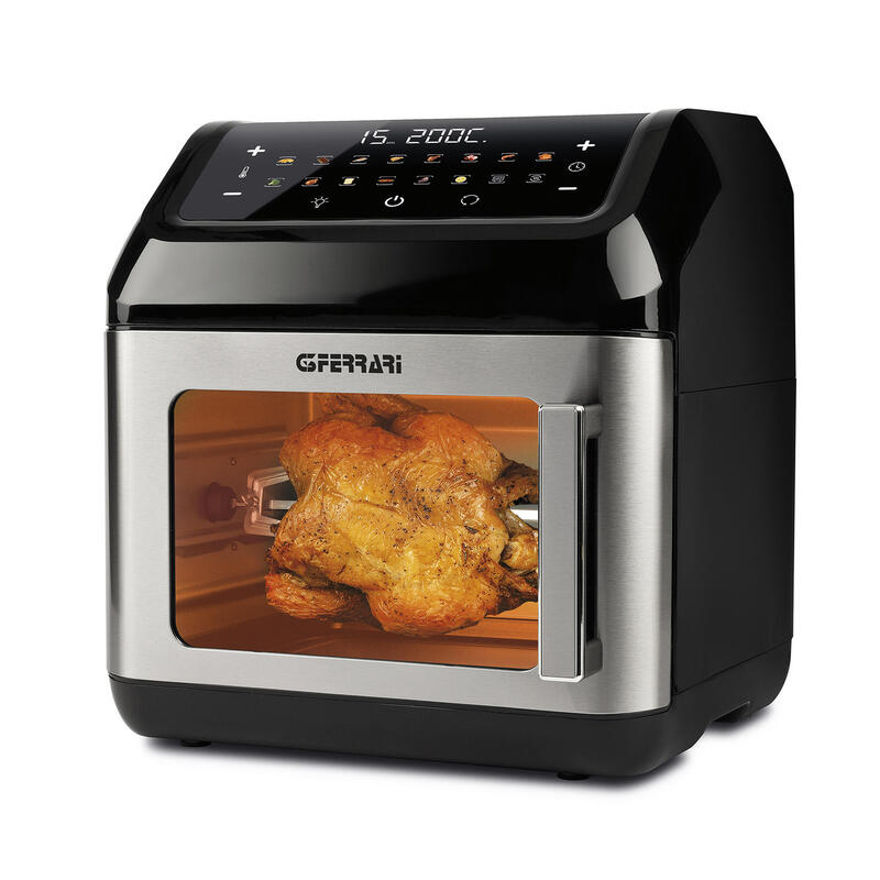 Freidora G3 Ferrari Friggisano Evo 13l Sencillo Independiente 1700 W Negro, Acero Inoxidable