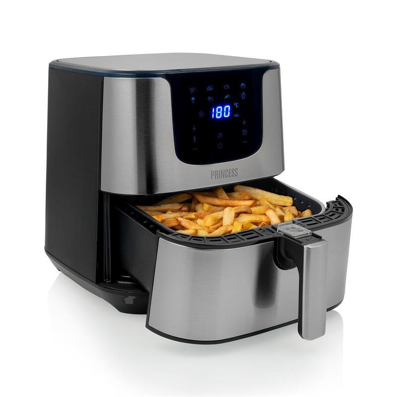 Freidora Por Aire Sin Aceite Princess Aerofryer Deluxe Digital Xxl 182060 1700w Capacidad 5.5l
