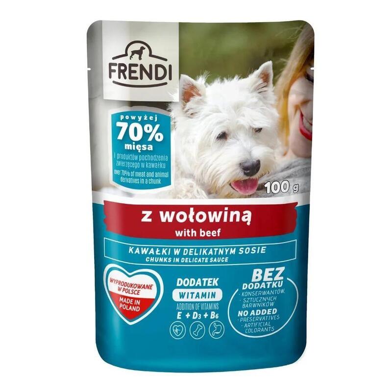 Frendi Piezas En Salsa De Carne Para Perro Sobre 100g