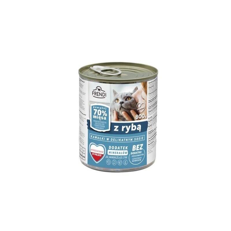 Frendi Trozos En Salsa Con Pescado Comida Húmeda Para Gato 800g